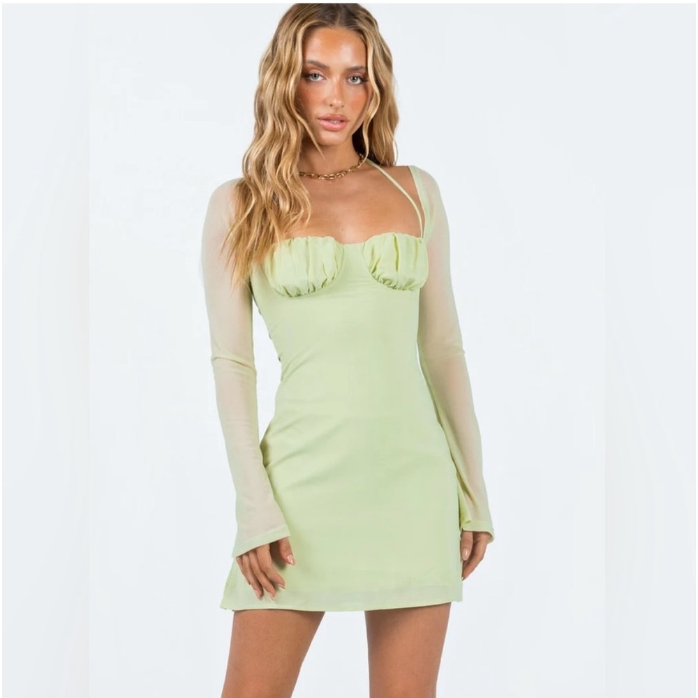 Princess polly green Dyer dress